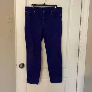 Gap Super Skinny Purple Jeans